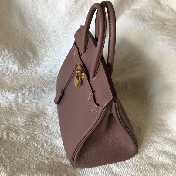 Taupe Handbag Tote - Picture 3 of 8